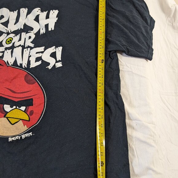 ANGRY BIRDS CRUSH YOUR ENEMIES MEN'S 2XL SHORT SLEEVE SHIRT PULL OVER T-SHIRT - Picture 7 of 13